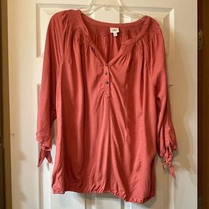 Dressbarn Orange Blouse